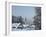 Bad Tolz Spa Town Covered By Snow at Sunrise, Bavaria, Germany-Richard Nebesky-Framed Photographic Print