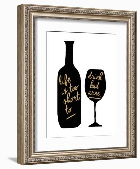 Bad Wine-Erin Clark-Framed Giclee Print