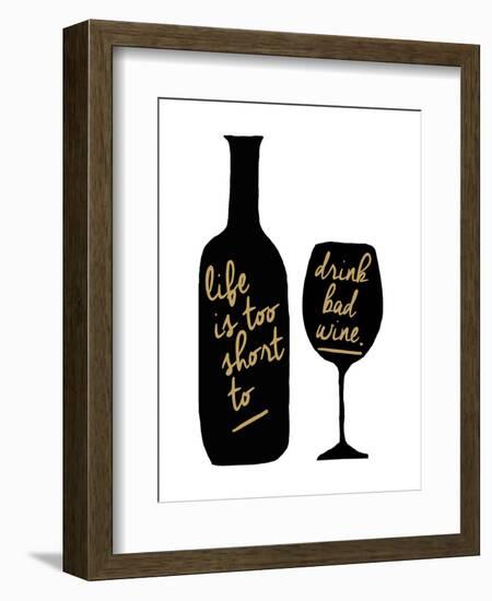 Bad Wine-Erin Clark-Framed Giclee Print