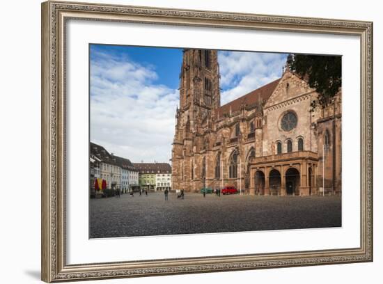 Baden-Wurttemburg, Black Forest, Old Town, 11th Century Munster Cathedral-Walter Bibikow-Framed Photographic Print