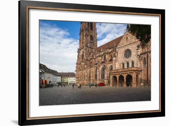 Baden-Wurttemburg, Black Forest, Old Town, 11th Century Munster Cathedral-Walter Bibikow-Framed Photographic Print