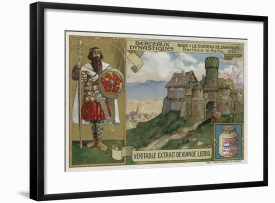 Baden; Zaehringen Castle and Berthold Ii, Duke of Carinthia, 1060-null-Framed Giclee Print