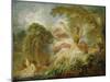 Badende Mädchen. Um 1772 - 1775-Jean Honoré Fragonard-Mounted Giclee Print