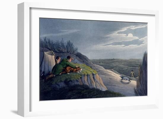 Badger Catching, 1820-Henry Thomas Alken-Framed Giclee Print
