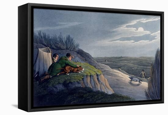 Badger Catching, 1820-Henry Thomas Alken-Framed Premier Image Canvas