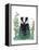 Badger In The Garden-Fab Funky-Framed Stretched Canvas