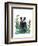 Badger In The Garden-Fab Funky-Framed Art Print