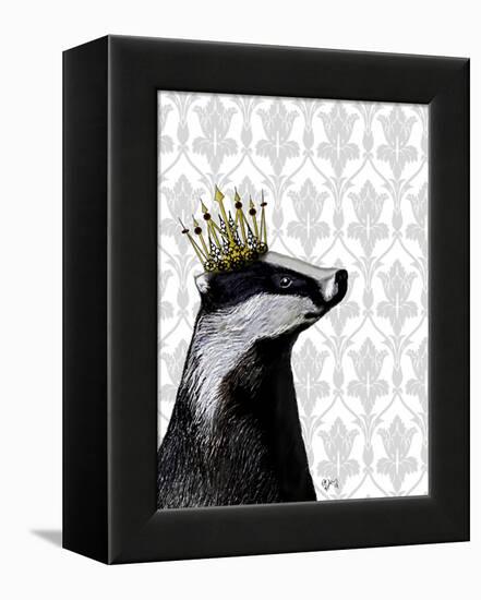 Badger King-Fab Funky-Framed Stretched Canvas