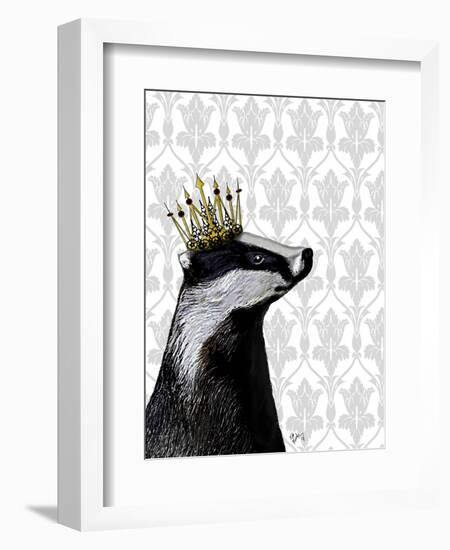 Badger King-Fab Funky-Framed Premium Giclee Print