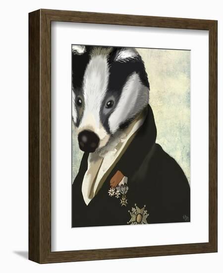Badger the Hero-Fab Funky-Framed Premium Giclee Print