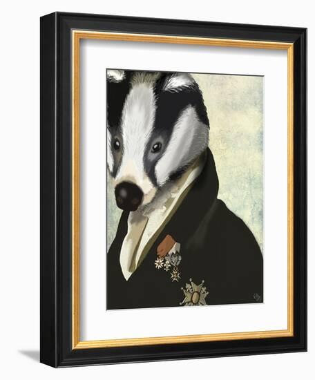 Badger the Hero-Fab Funky-Framed Premium Giclee Print