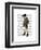 Badger the Rider Full-Fab Funky-Framed Art Print