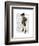 Badger the Rider Full-Fab Funky-Framed Art Print