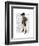 Badger the Rider Full-Fab Funky-Framed Art Print