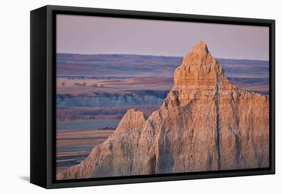 Badlands at Dawn, Badlands National Park, South Dakota, United States of America, North America-James Hager-Framed Premier Image Canvas