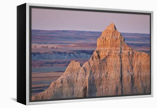 Badlands at Dawn, Badlands National Park, South Dakota, United States of America, North America-James Hager-Framed Premier Image Canvas