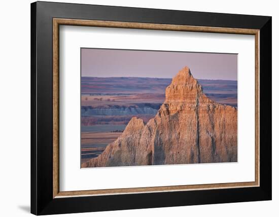 Badlands at Dawn, Badlands National Park, South Dakota, United States of America, North America-James Hager-Framed Photographic Print