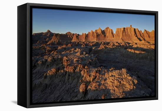 Badlands at First Light, Badlands National Park, South Dakota-James Hager-Framed Premier Image Canvas