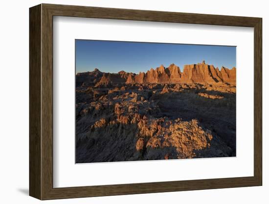 Badlands at First Light, Badlands National Park, South Dakota-James Hager-Framed Photographic Print