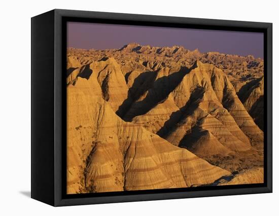 Badlands at Sunset-Joseph Sohm-Framed Premier Image Canvas
