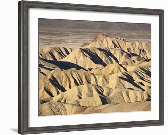 Badlands at Zabriskie Point, Death Valley National Park, California, USA-James Hager-Framed Photographic Print