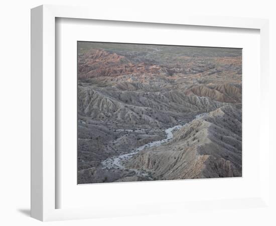 Badlands From Font's Point, Anza-Borrego Desert State Park, California, USA-James Hager-Framed Photographic Print