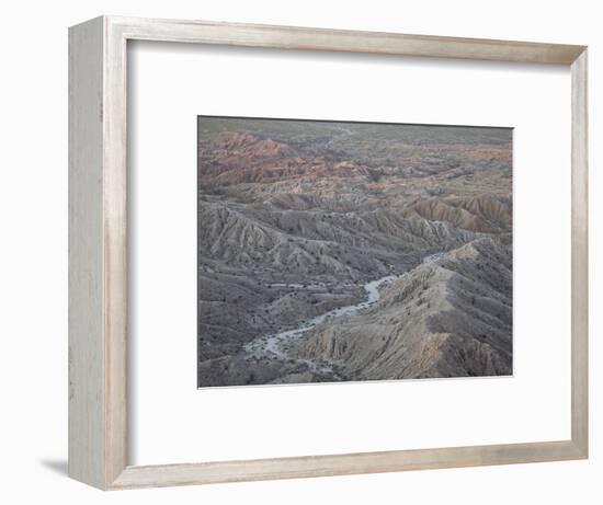 Badlands From Font's Point, Anza-Borrego Desert State Park, California, USA-James Hager-Framed Photographic Print