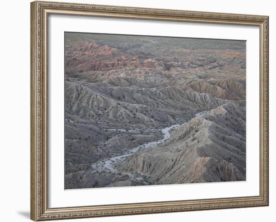 Badlands From Font's Point, Anza-Borrego Desert State Park, California, USA-James Hager-Framed Photographic Print