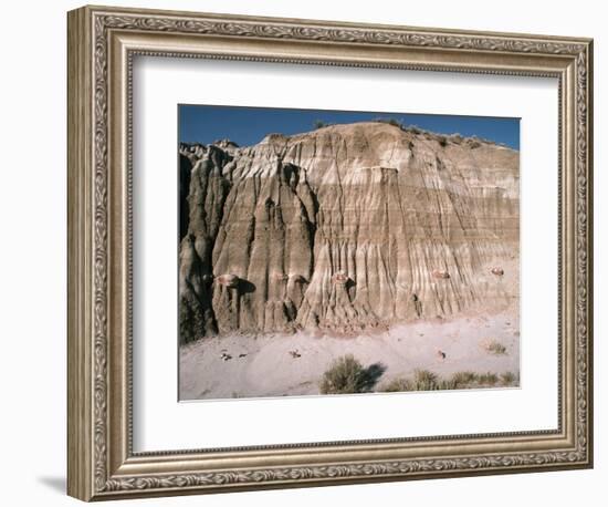 Badlands in Theodore Roosevelt National Park-Layne Kennedy-Framed Photographic Print