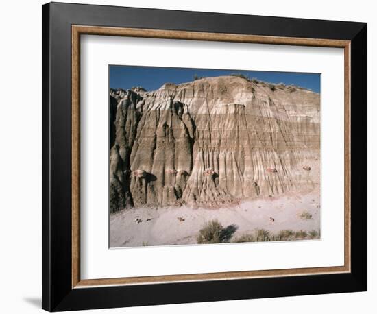 Badlands in Theodore Roosevelt National Park-Layne Kennedy-Framed Photographic Print