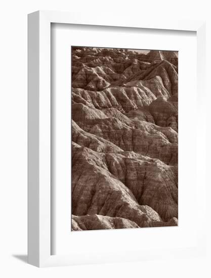 Badlands Light BW-Steve Gadomski-Framed Photographic Print