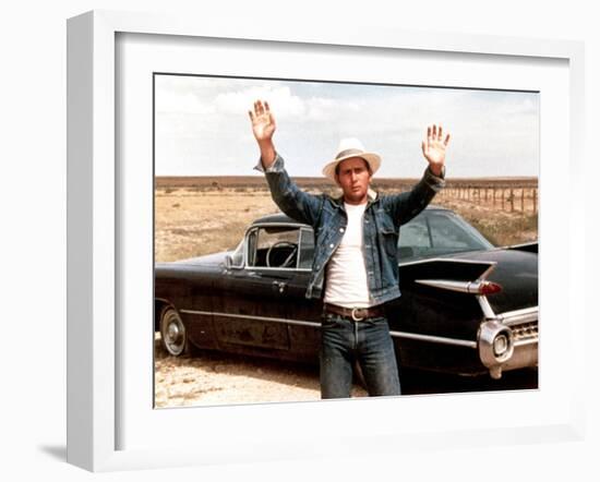 Badlands, Martin Sheen, 1973-null-Framed Photo