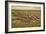 Badlands National Park, South Dakota - Grassy Bluff-Lantern Press-Framed Art Print