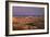 Badlands National Park, South Dakota - Purple Sunset-Lantern Press-Framed Art Print