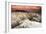 Badlands National Park, South Dakota - Sunset and Overlook-Lantern Press-Framed Art Print
