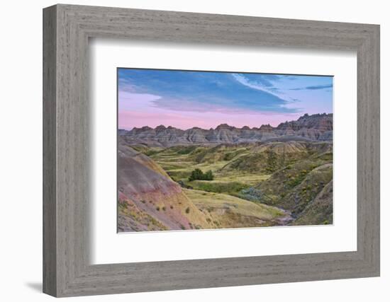 Badlands National Park, South Dakota, USA-Michel Hersen-Framed Photographic Print