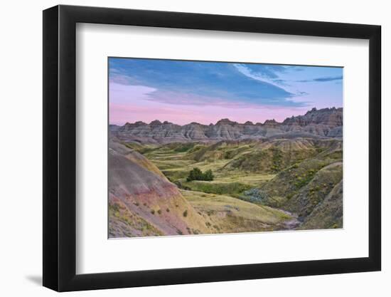 Badlands National Park, South Dakota, USA-Michel Hersen-Framed Photographic Print