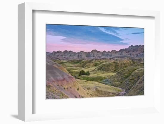 Badlands National Park, South Dakota, USA-Michel Hersen-Framed Photographic Print