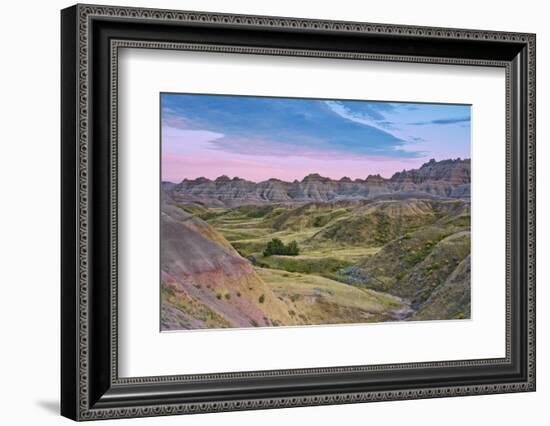 Badlands National Park, South Dakota, USA-Michel Hersen-Framed Photographic Print