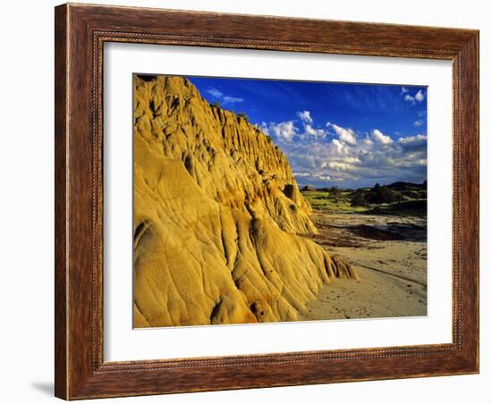 Badlands of Theodore Roosevelt National Park, North Dakota, USA-Chuck Haney-Framed Photographic Print