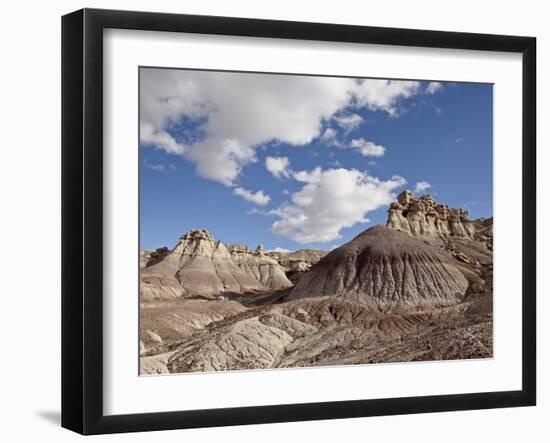 Badlands, Petrified Forest National Park, Arizona, United States of America, North America-James Hager-Framed Photographic Print