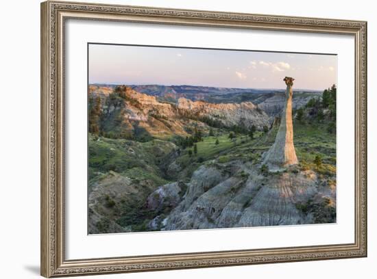 Badlands Rock Formation, Missouri River Breaks National Monument, Montana, USA-Chuck Haney-Framed Photographic Print