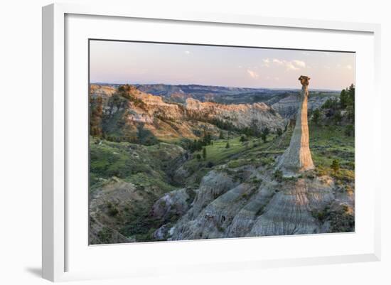 Badlands Rock Formation, Missouri River Breaks National Monument, Montana, USA-Chuck Haney-Framed Photographic Print