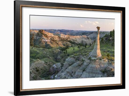 Badlands Rock Formation, Missouri River Breaks National Monument, Montana, USA-Chuck Haney-Framed Photographic Print