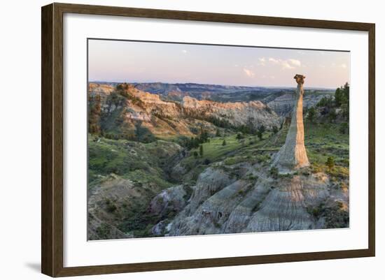 Badlands Rock Formation, Missouri River Breaks National Monument, Montana, USA-Chuck Haney-Framed Photographic Print