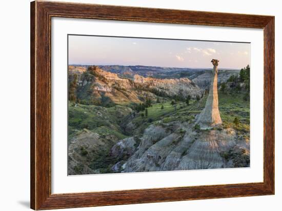 Badlands Rock Formation, Missouri River Breaks National Monument, Montana, USA-Chuck Haney-Framed Photographic Print