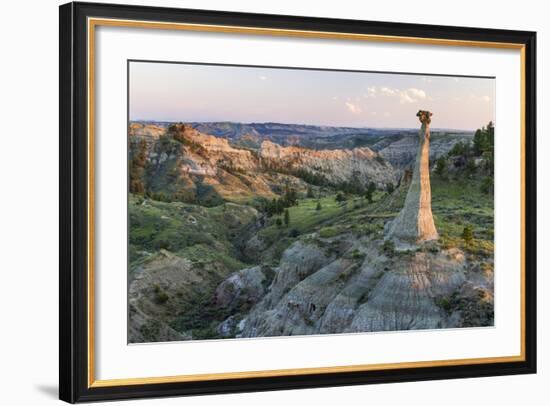 Badlands Rock Formation, Missouri River Breaks National Monument, Montana, USA-Chuck Haney-Framed Photographic Print