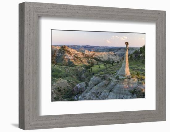 Badlands Rock Formation, Missouri River Breaks National Monument, Montana, USA-Chuck Haney-Framed Photographic Print