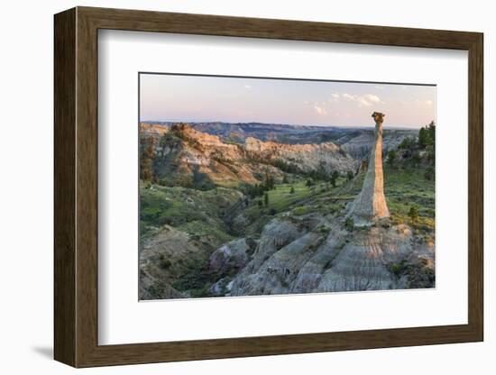 Badlands Rock Formation, Missouri River Breaks National Monument, Montana, USA-Chuck Haney-Framed Photographic Print