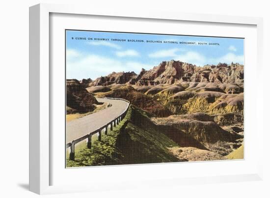 Badlands, South Dakota-null-Framed Art Print